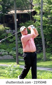 Jack Nicklaus At The 2006 Memorial Tournament Tees Off # 18