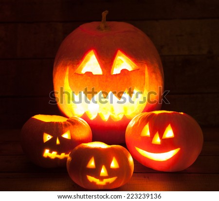 Jack O' Lantern at Night