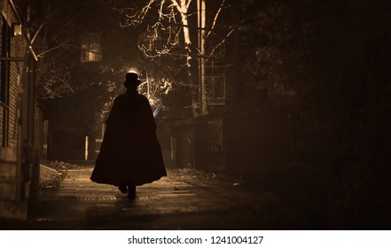 Jack the Ripper in action - Shutterstock ID 1241004127