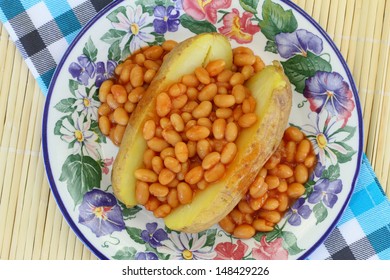 Jacket Potato With Baked Beans 