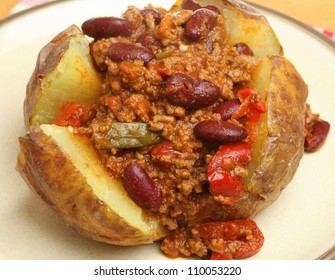 Jacket Potato With Chilli Con Carne