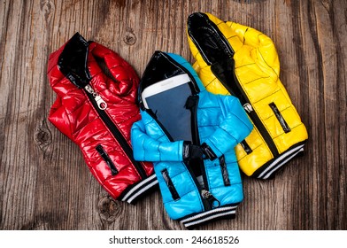 jackets for mobile phone - Shutterstock ID 246618526