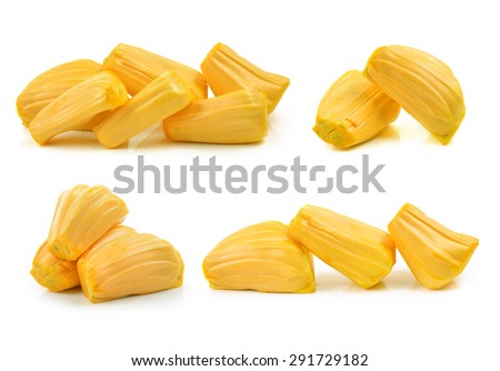 jackfruit isolated on white background