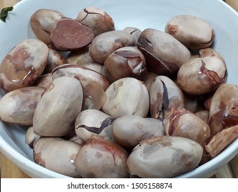 Jackfruit seeds boiled with salt