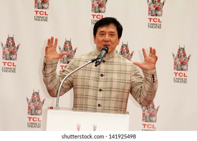 Jackie Chan at the Jackie Chan Hand and Foot Print Ceremony, TCL Chinese Theater, Hollywood, CA 06-06-13