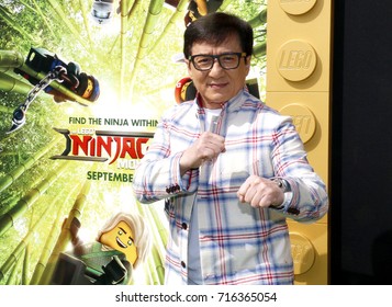 Jackie Chan at the Los Angeles premiere of 'The LEGO Ninjago Movie' held at the Regency Village Theatre in Westwood, USA on September 16, 2017.