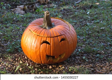 Jack-o-lantern At A Historic Farmstead At Land Between The Lakes Park Near Paducah, Kentucky