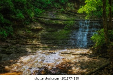 Jackson Falls along the Natchez Trace Parkway in Tennessee,