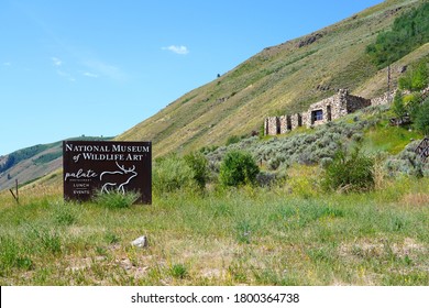 JACKSON HOLE, WY –1 AUG 2020- View Of The National Museum Of Wildlife Art Located In Jackson Hole, Wyoming, United States.