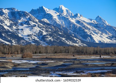 Jackson Hole, Wyoming In The Winter