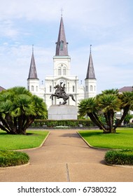 Jackson Square And Saint Louis Cathedral