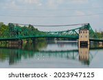 The Jackson Street Bridge over the Des Plaines River in Joliet, Illinois.