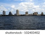 Jacksonville Florida Skyline Southbank