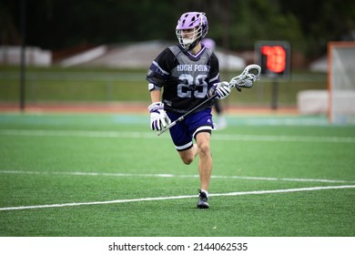 Jacksonville, Florida USA. April 2nd 2022. High Point University Men's Lacrosse Midfielder Henry Mudlaff During A Game Vs Jacksonville University.