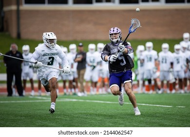 Jacksonville, Florida USA. April 2nd 2022. High Point University Men's Lacrosse Midfielder Hunter Vines During A Game Vs Jacksonville University.