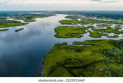 Jacksonville Florida USA intercostal waterways. Marshland. Nature Preserve - Powered by Shutterstock