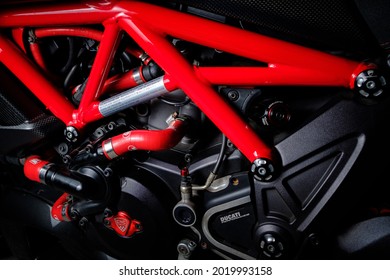 Jacksonville, Florida USA. March 17th 2019. Ducati Motor Holding S.p.A. Is The Motorcycle-manufacturing Division Of Italian Company Ducati, Headquartered In Bologna, Italy.