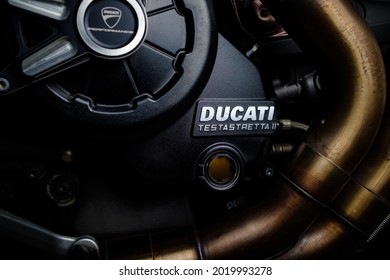 Jacksonville, Florida USA. March 17th 2019. Ducati Motor Holding S.p.A. Is The Motorcycle-manufacturing Division Of Italian Company Ducati, Headquartered In Bologna, Italy.