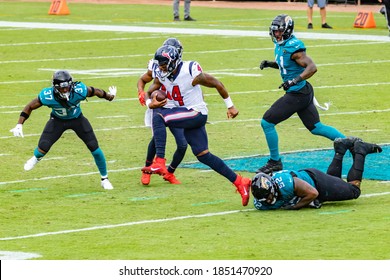 Jacksonville, Florida USA November 8 2020 NFL Houston Texans Vs Jacksonville Jaguars Deshaun Watson