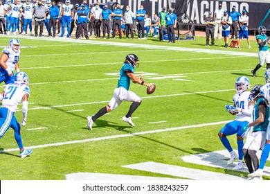 Jacksonville, Florida USA October 18 2020 NFL Detroit Lions vs Jacksonville Jaguars Gardner Minshew