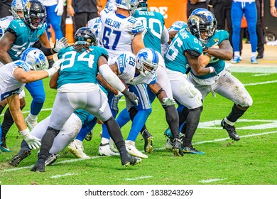 Jacksonville, Florida USA October 18 2020 NFL Detroit Lions Vs Jacksonville Jaguars Adrian Peterson