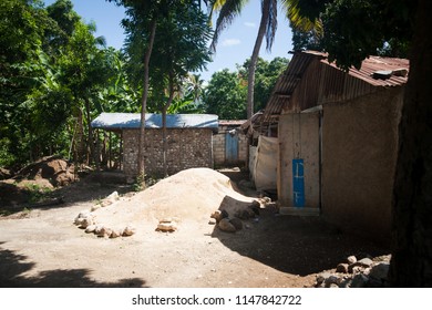 Jacmel / Haiti - May 29 2015: Local Poverty Home