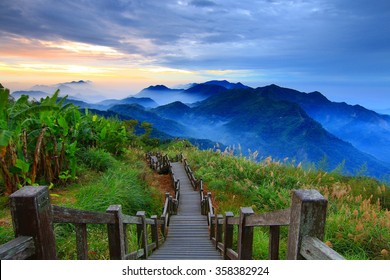 Jacob White Cloud Mountains In Taiwan.