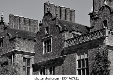 Jacobean Architecture Monochrome Photo, Aston Hall Birmingham England 2019