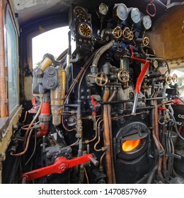 Jacobite Train Engine In Fort William Station - Scotland, UK