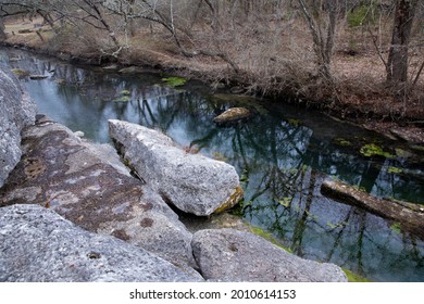 Jacobs Well In Texas During The Day