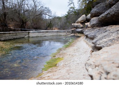 Jacobs Well In Texas During The Day