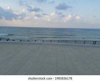 Jaffa Beach Walking Path Close To Shore