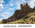 Jagged Rock Formations at Succor Creek State Natural Area, Oregon