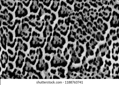 Jaguar Fur Pattern Seamless Real Hairy Texture