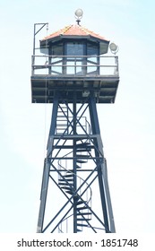 Elevated Work Platform Scissor Lift Blue Stock Photo (Edit Now) 1892277949