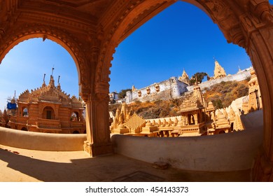 Jain Temples On Top Of Shatrunjaya Hill. Palitana (Bhavnagar District), Gujarat, India