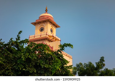 Jaipur City Palace In The Maharaja Sawai Man Singh II Museum, In Rajasthan Region Of India.