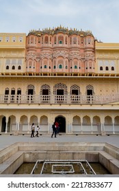 Jaipur, Rajasthan, India, 25th Of January, 2017: Palace Of The Winds That Was Built In 1799 By The Maharaja Sawai Pratap Singh