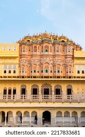 Jaipur, Rajasthan, India, 25th Of January, 2017: Palace Of The Winds That Was Built In 1799 By The Maharaja Sawai Pratap Singh