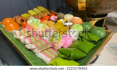 Jajanan pasar is various and colorful traditional Indonesian snacks. The taste could be delicious, sweet or spicy.