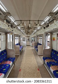 Jakarta 30 November 2021, When Trying To Take A Train In The City At A Very Quiet Station Due To The Pandemic In Jakarta Indonesia