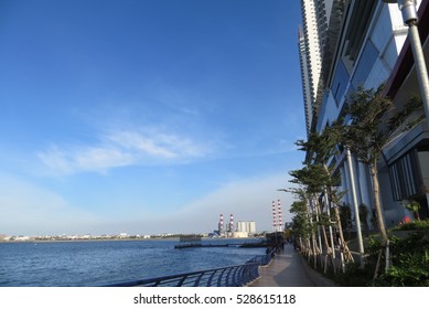 Jakarta Cityscape View From Baywalk Mall Pluit.