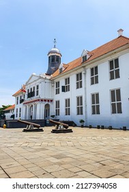 Jakarta - February 22, 2022: Fatahillah Museum, Also Known As The Jakarta History Museum, Established In Jakarta, Capital Of Indonesia, A Historical Building From Dutch Colonization Era 