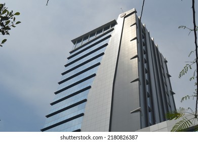 Jakarta, Indonesia, 19 July 2022 ;  The Architecture Of The Office Building Of The Aviation Health Center That Functions As A Medical Checkup Place For Flight Crews