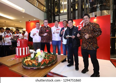 Jakarta, Indonesia. 25 January 2019. Official Merchandise Launch Event By The Head Of The Jokowi Campaign Team By Mr. Erick Thohir At FX Sudirman Jakarta.