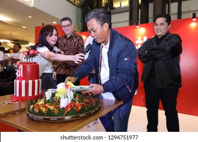 Jakarta, Indonesia. 25 January 2019. Official Merchandise Launch Event By The Head Of The Jokowi Campaign Team By Mr. Erick Thohir At FX Sudirman Jakarta.