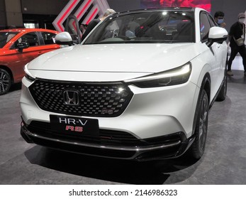 Jakarta, Indonesia, April 2022. A Honda HR-V Type RS Is Displayed At The Indonesia International Motor Show 2022 Event.