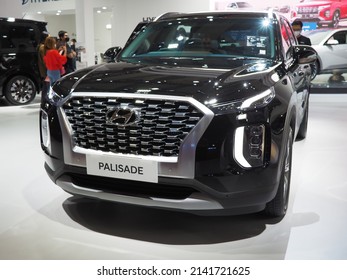 Jakarta, Indonesia, April 2022. A Hyundai Palisade Car At The Indonesia International Motor Show 2022 Automotive Event.