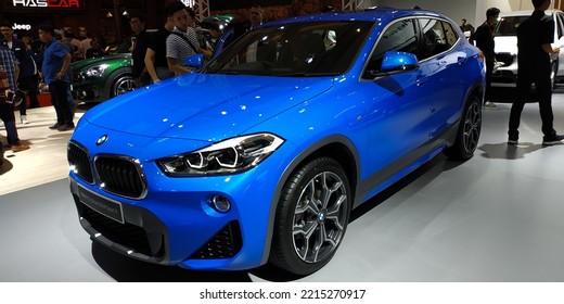 Jakarta, Indonesia - April 27, 2019: BMW X2 F39 SDrive 18i M Sport X On Display At Jakarta International Motor Show.