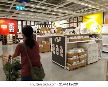 Jakarta Indonesia. April 8, 2022 : The Atmosphere At The IKEA Jakarta Shopping Center